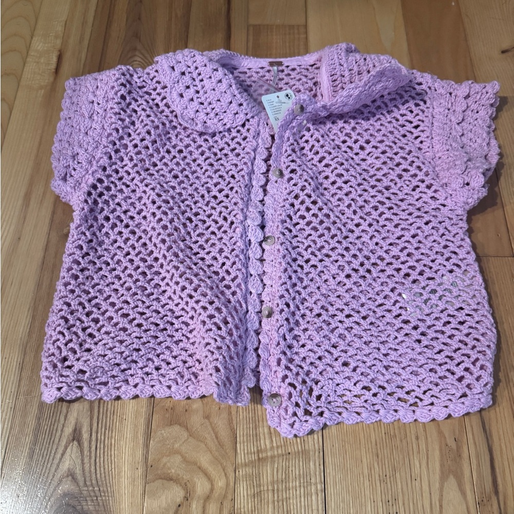 Free People Crochet Top / Sweater